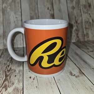 Reese’s Mug Galerie Orange Logo Candy Ad Coffee Cup Chocolate Collectible